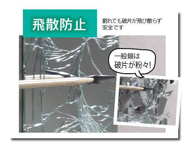 強力AR防錆・飛散防止仕様 ARミラー鏡