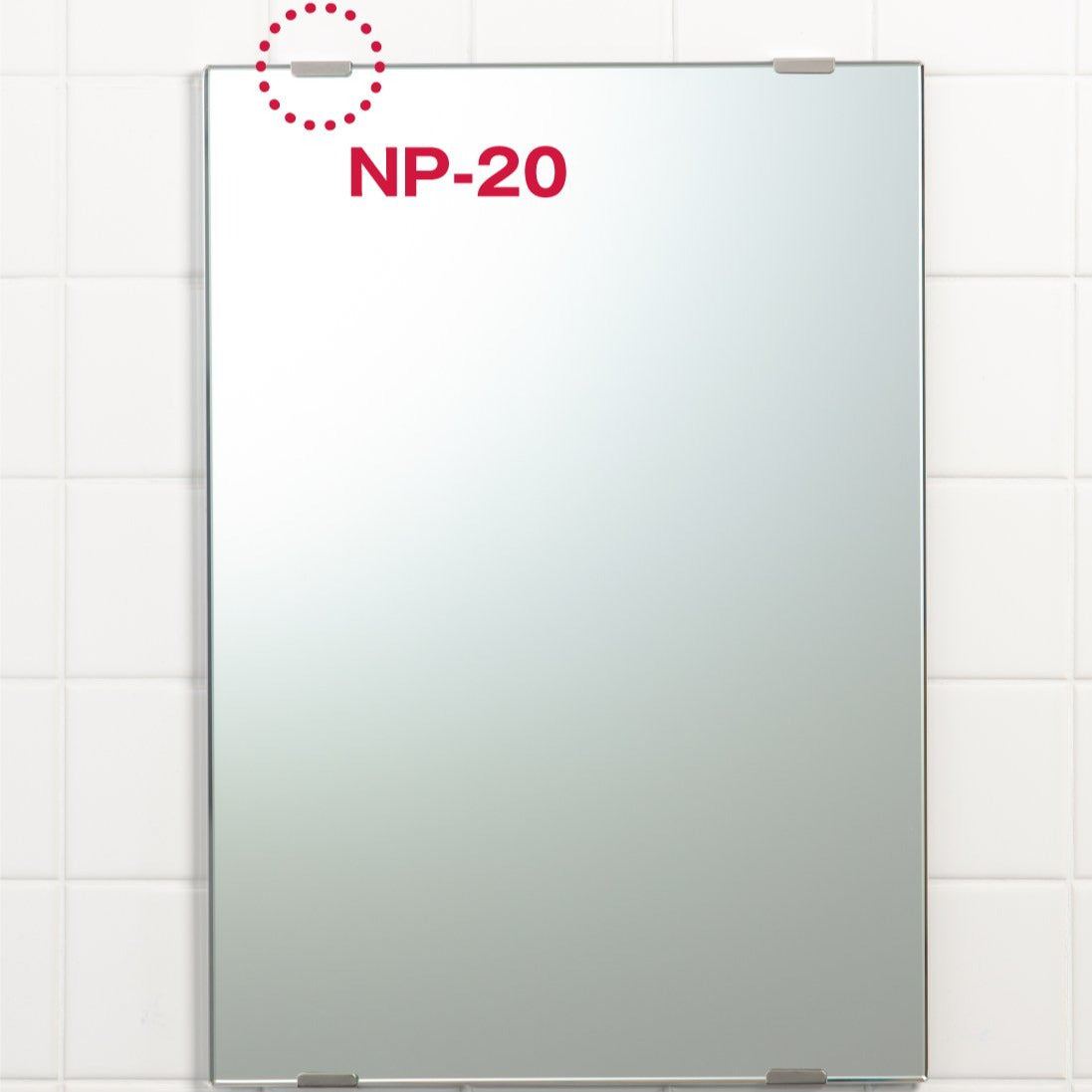 NP-20 ステンレスミラー止め具