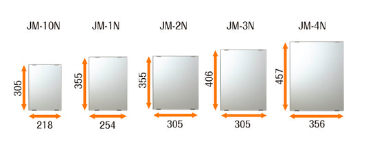 ジャスピタ 新設用鏡&各種止具セット! 5サイズ展開